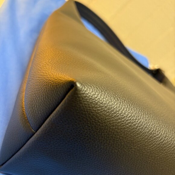 Baggu Recycled Leather Shoulder Bag - Black - Picture 6 of 9